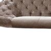 35" Mdf And Velour Sectional Sofa