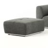 Gray Modular L Shaped Five Piece Sofa and Chaise Sectional