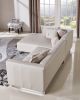 29" Metal  Foam  Wood  And Leatherette Sectional Sofa