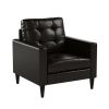 30" X 30" X 33" Espresso Accent Chair