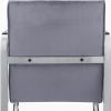 24" X 31" X 34" Grey Accent Chair