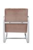 24" X 31" X 34" Pink Accent Chair