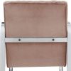 24" X 31" X 34" Pink Accent Chair