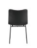 18" X 23" X 33" Black And White Leatherette Accent Chair