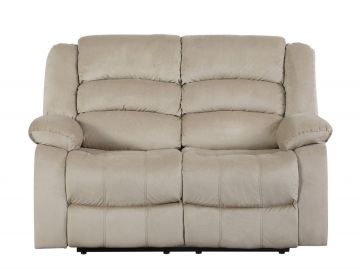 Two Piece Indoor Beige Microsuede Five Person Seating Set