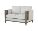 55" Brown Loveseat