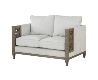 55" Brown Loveseat
