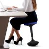 Blue Tall Swivel Active Balance Chair