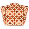 6" X 6" Terra Cotta Tango Peel and Stick Tiles